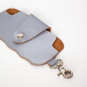 Etui a Lunettes Bleu Gris