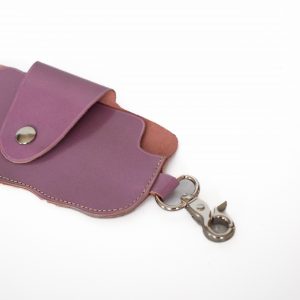 Etui a Lunettes Mauve Brillant