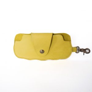 Etui a Lunettes Jaune Pastel