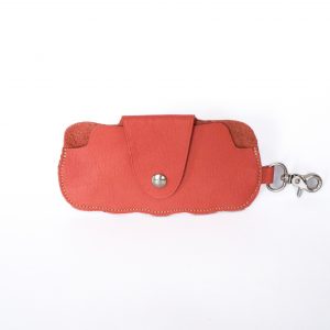 Etui a Lunettes Rose Saumon