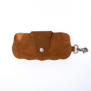 Etui a Lunettes Marron Nubuck