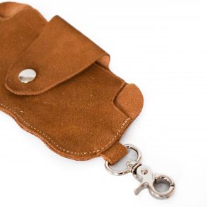 Etui a Lunettes Marron Nubuck